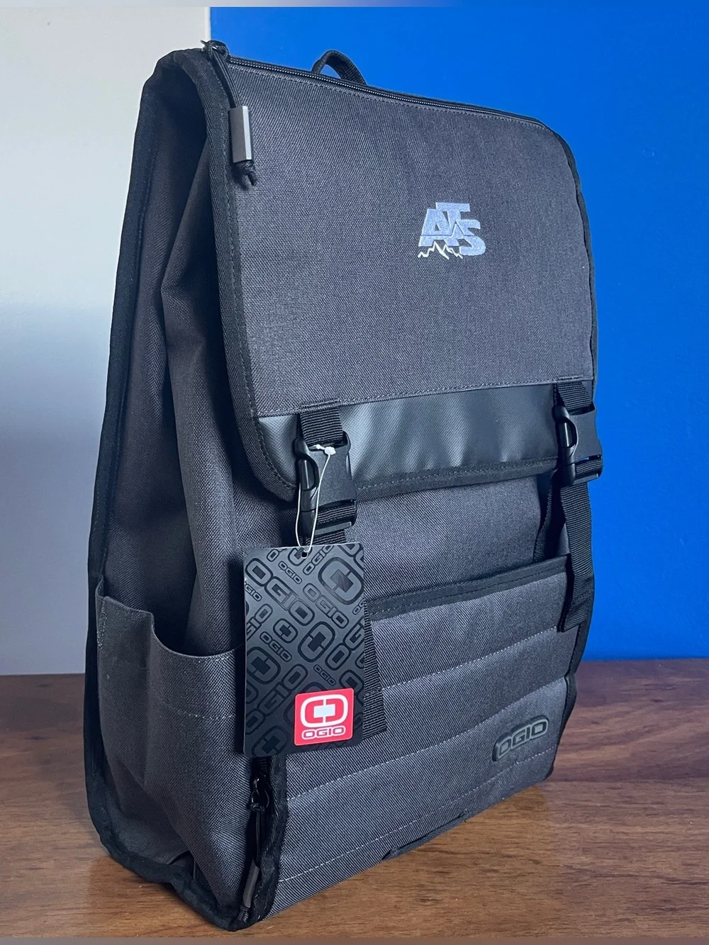 OGIO Black Men's Roll-Top Backpack “Apex Rucksack”